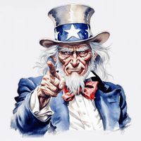 Uncle Sam I Want You | Uncle Sam Day Kids T-Shirt