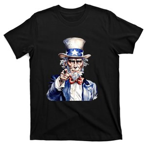 Uncle Sam I Want You | Uncle Sam Day T-Shirt