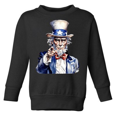 Uncle Sam I Want You | Uncle Sam Day Toddler Sweatshirt