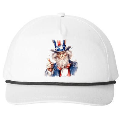 Uncle Sam I Want You | Uncle Sam Day Snapback Five-Panel Rope Hat