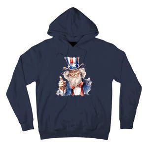 Uncle Sam I Want You | Uncle Sam Day Tall Hoodie