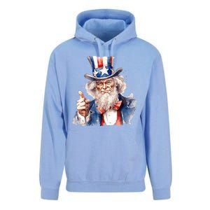 Uncle Sam I Want You | Uncle Sam Day Unisex Surf Hoodie