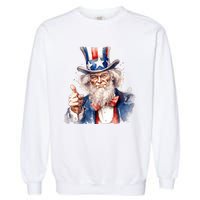 Uncle Sam I Want You | Uncle Sam Day Garment-Dyed Sweatshirt