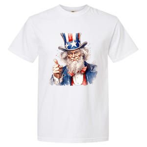 Uncle Sam I Want You | Uncle Sam Day Garment-Dyed Heavyweight T-Shirt