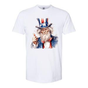 Uncle Sam I Want You | Uncle Sam Day Softstyle CVC T-Shirt