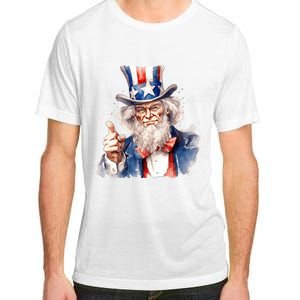 Uncle Sam I Want You | Uncle Sam Day Adult ChromaSoft Performance T-Shirt