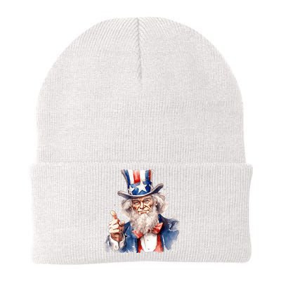 Uncle Sam I Want You | Uncle Sam Day Knit Cap Winter Beanie