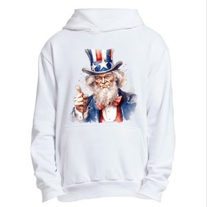 Uncle Sam I Want You | Uncle Sam Day Urban Pullover Hoodie