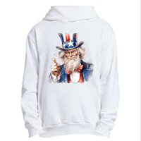 Uncle Sam I Want You | Uncle Sam Day Urban Pullover Hoodie