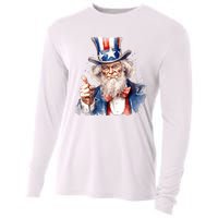 Uncle Sam I Want You | Uncle Sam Day Cooling Performance Long Sleeve Crew