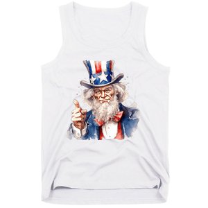 Uncle Sam I Want You | Uncle Sam Day Tank Top