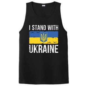 Ukrainians Support I Stand With Ukraine Flag Tees Funny Gift PosiCharge Competitor Tank