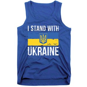 Ukrainians Support I Stand With Ukraine Flag Tees Funny Gift Tank Top