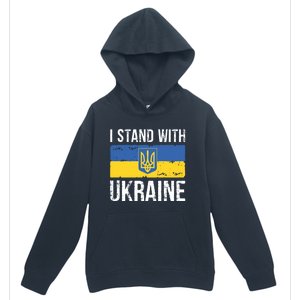 Ukrainians Support I Stand With Ukraine Flag Tees Funny Gift Urban Pullover Hoodie