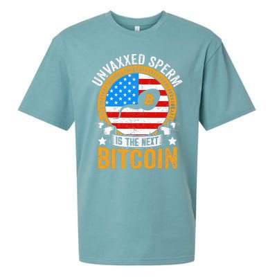 Unvaxxed Sperm Is The Next Bitcoin Sueded Cloud Jersey T-Shirt