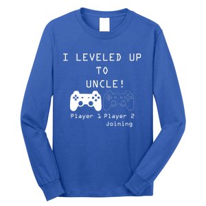 Uncle Sayings I Level Up To Uncle Uncle Gamer Sayings Cute Gift Long Sleeve Shirt