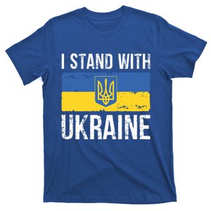 Ukrainians Support I Stand With Ukraine Flag Tees Meaningful Gift T-Shirt