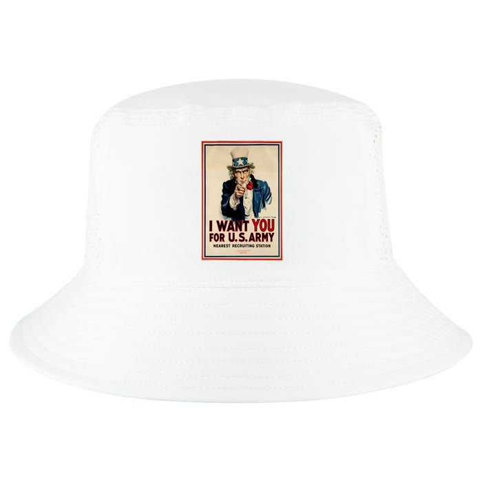 Uncle Sam I Want You World War 2 Cool Comfort Performance Bucket Hat
