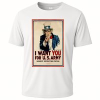Uncle Sam I Want You World War 2 Cooling Performance Crew T-Shirt