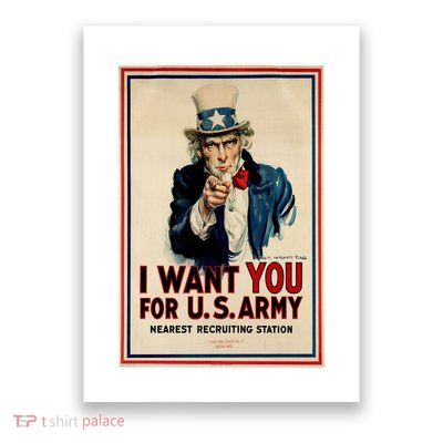 Uncle Sam I Want You World War 2 Poster