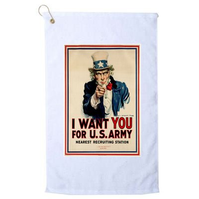 Uncle Sam I Want You World War 2 Golf Towel