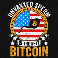Unvaxxed Sperm Is The Next Bitcoin Ladies PosiCharge Tri-Blend Wicking Tank
