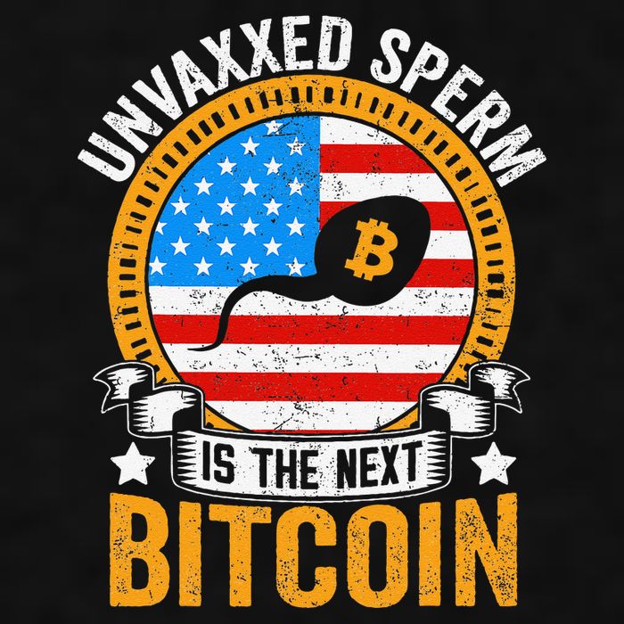 Unvaxxed Sperm Is The Next Bitcoin Ladies PosiCharge Tri-Blend Wicking Tank