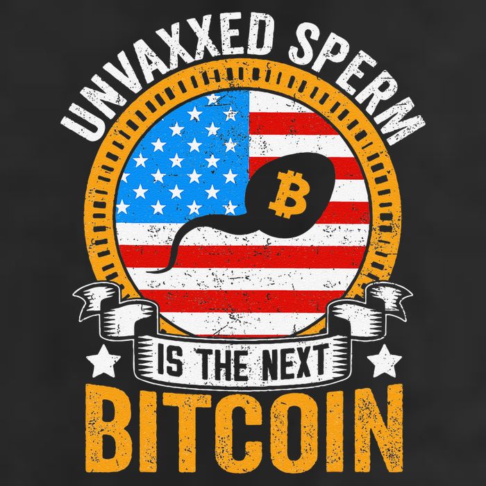 Unvaxxed Sperm Is The Next Bitcoin Garment-Dyed Fleece Hoodie