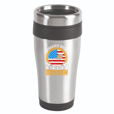 Unvaxxed Sperm Is The Next Bitcoin 16oz Travel Tumbler