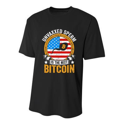 Unvaxxed Sperm Is The Next Bitcoin Youth Performance Sprint T-Shirt
