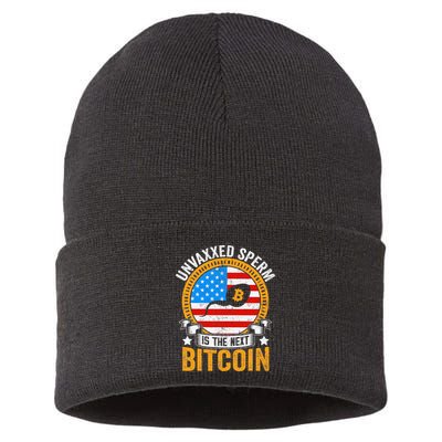 Unvaxxed Sperm Is The Next Bitcoin Sustainable Knit Beanie