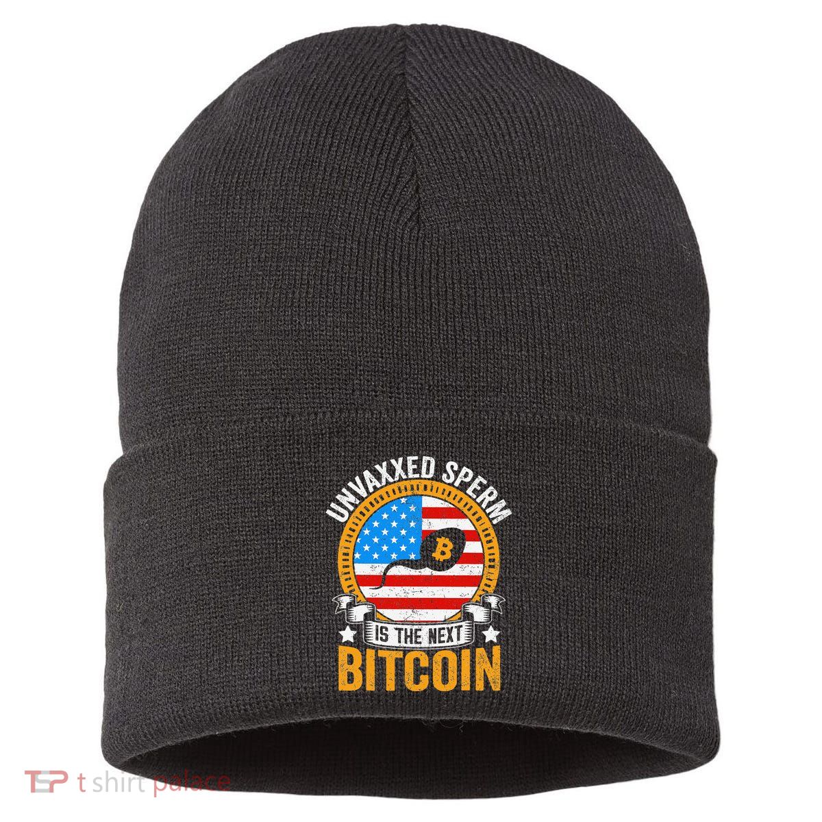 Unvaxxed Sperm Is The Next Bitcoin Sustainable Knit Beanie