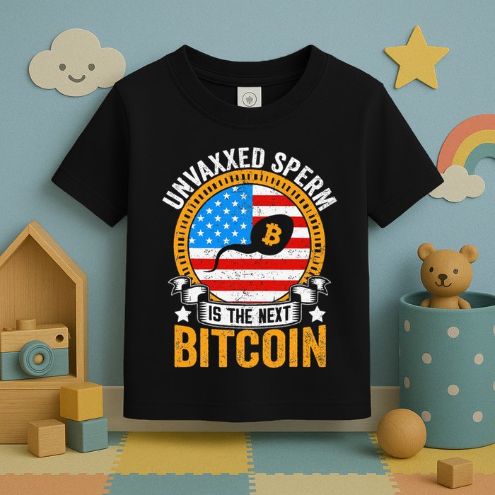 Unvaxxed Sperm Is The Next Bitcoin Toddler T-Shirt