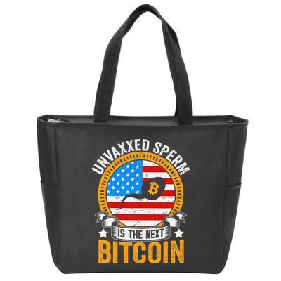 Unvaxxed Sperm Is The Next Bitcoin Zip Tote Bag