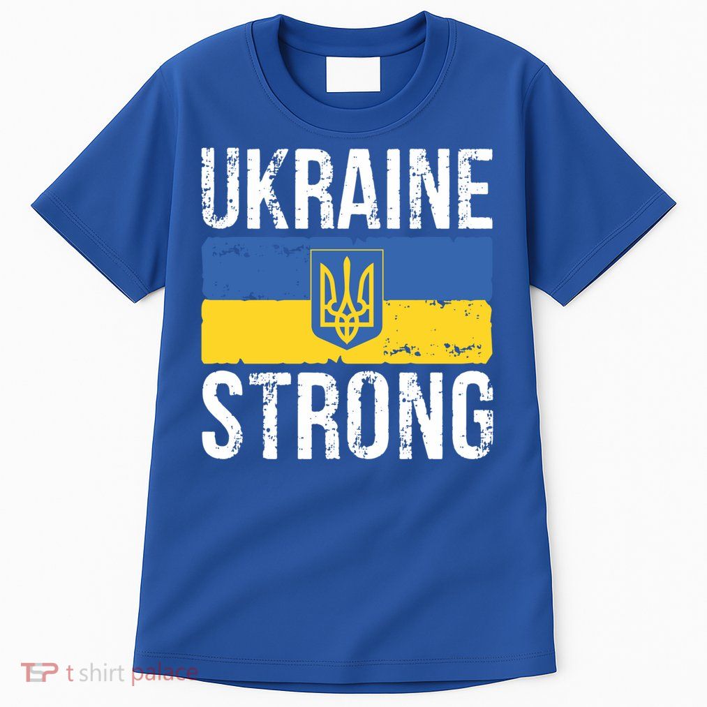 Ukraine Strong I Stand With Ukraine Flag Outfit Gift Tall T-Shirt