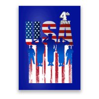 Usa Service July 4th Fourth Veterans Patriotic America Cool Gift Poster