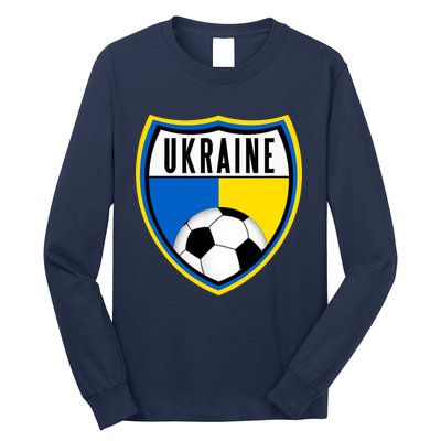 Ukraine Soccer Jersey Ukrainian Flag Long Sleeve Shirt