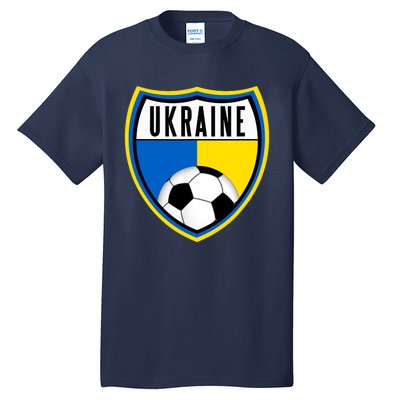 Ukraine Soccer Jersey Ukrainian Flag Tall T-Shirt