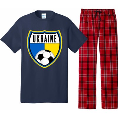 Ukraine Soccer Jersey Ukrainian Flag Pajama Set