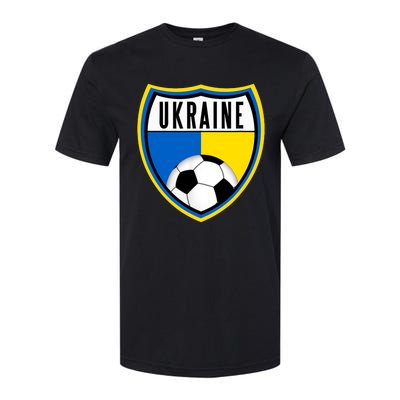 Ukraine Soccer Jersey Ukrainian Flag Softstyle CVC T-Shirt