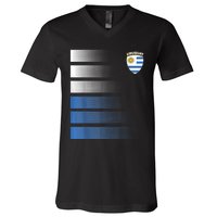 Uruguayan Soccer Jersey Uruguay Football Uruguay Flag V-Neck T-Shirt