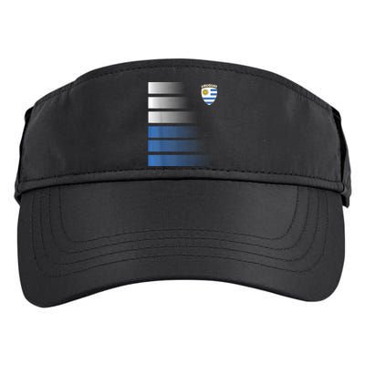 Uruguayan Soccer Jersey Uruguay Football Uruguay Flag Adult Drive Performance Visor