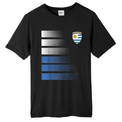 Uruguayan Soccer Jersey Uruguay Football Uruguay Flag Tall Fusion ChromaSoft Performance T-Shirt