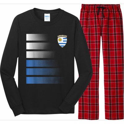 Uruguayan Soccer Jersey Uruguay Football Uruguay Flag Long Sleeve Pajama Set