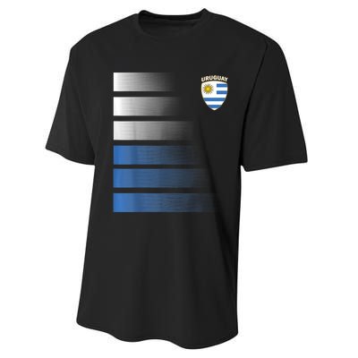 Uruguayan Soccer Jersey Uruguay Football Uruguay Flag Performance Sprint T-Shirt