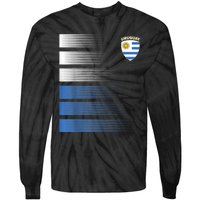 Uruguayan Soccer Jersey Uruguay Football Uruguay Flag Tie-Dye Long Sleeve Shirt