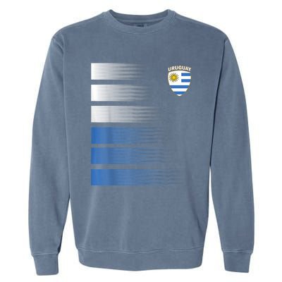 Uruguayan Soccer Jersey Uruguay Football Uruguay Flag Garment-Dyed Sweatshirt