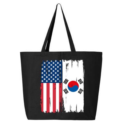 Usa South Korean Flag Meaningful Gift 25L Jumbo Tote