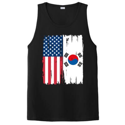 Usa South Korean Flag Meaningful Gift PosiCharge Competitor Tank