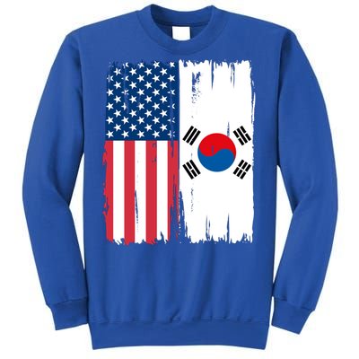 Usa South Korean Flag Meaningful Gift Sweatshirt